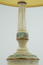 Load image into Gallery viewer, Tall Vintage Painted Cherub Chalkware Lamps