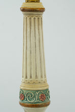 Load image into Gallery viewer, Tall Vintage Painted Cherub Chalkware Lamps