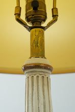 Load image into Gallery viewer, Tall Vintage Painted Cherub Chalkware Lamps