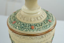 Load image into Gallery viewer, Tall Vintage Painted Cherub Chalkware Lamps