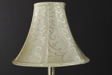 Load image into Gallery viewer, Pair of Clear Cut Glass Lamps with Pewter Bases