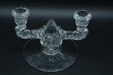 Load image into Gallery viewer, Pair of New Martinsville Double Light Candlesticks Holders