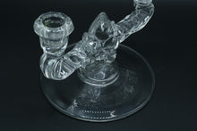 Load image into Gallery viewer, Pair of New Martinsville Double Light Candlesticks Holders