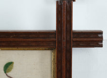 Load image into Gallery viewer, Pair Jacobean Style Crewel Embroidery Panels Deer and Floral Needlework 16x18