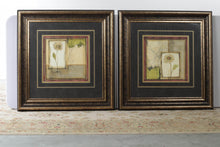 Load image into Gallery viewer, Pair of Daisy Prints in Fancy Frames - 30" x 32"