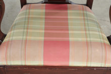 Load image into Gallery viewer, Pair of Chippendale Style Mahogany Armchairs with Plaid Upholstery