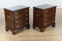 Load image into Gallery viewer, Pair of Ethan Allen Georgian Court Nightstands – Model 11-5246