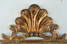 Load image into Gallery viewer, Pair of Gilded Shell Crest Wall Mirrors by Carolina Mirror Co. – 31.5" Tall | Ornate Traditional Style