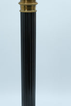 Load image into Gallery viewer, Pair of Gold and Bronze Fluted Candlestick Holders – Classic Column Style