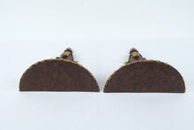 Load image into Gallery viewer, Pair Decorative Wall Shelves Faux Wood Gold Florentine Style 15 Inch