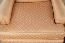 Load image into Gallery viewer, Pair of Highland House Hickory Wingback Lounge Chairs in Rose Diamond Upholstery