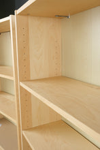 Load image into Gallery viewer, IKEA BILLY Birch Effect Bookcases Pair 31 Inch Adjustable Shelves