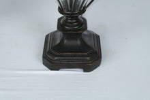 Load image into Gallery viewer, Pair of Bronze Finish Glass Urn Table Lamps with Beige Shades 30 Inch