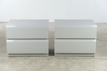 Load image into Gallery viewer, Pair of Lane Mid-Century Modern Gray Lacquered Nightstands