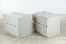 Load image into Gallery viewer, Pair of Lane Mid-Century Modern Gray Lacquered Nightstands
