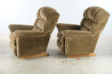 Load image into Gallery viewer, La-Z-Boy Matching Pair of Upholstered Rocker Recliners