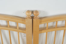 Load image into Gallery viewer, Pair of Maple Arched Twin Headboards – Solid Wood Slat Design