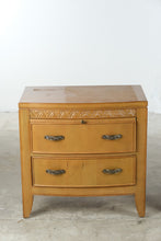 Load image into Gallery viewer, Pair of Traditional Oak Nightstands with Pull Out Tables