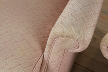 Load image into Gallery viewer, Pair of Pale Pink Reclining Wingback Chairs