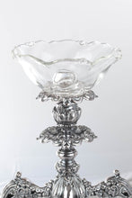Load image into Gallery viewer, Pair of Reed and Barton Renaissance Silver Candelabras with Glass Holders