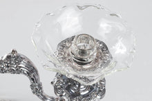Load image into Gallery viewer, Pair of Reed and Barton Renaissance Silver Candelabras with Glass Holders