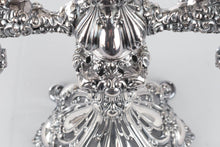 Load image into Gallery viewer, Pair of Reed and Barton Renaissance Silver Candelabras with Glass Holders