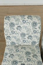 Load image into Gallery viewer, Pair of Nathaniel Home Blue Flora Accent Chairs