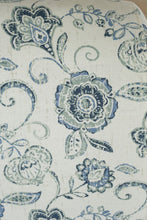 Load image into Gallery viewer, Pair of Nathaniel Home Blue Flora Accent Chairs
