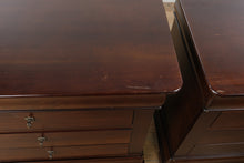 Load image into Gallery viewer, Pair of Sumter Furniture Dark Cherry Nightstands with Felt Lined Drawers