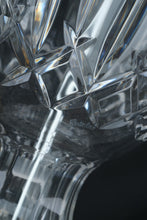 Load image into Gallery viewer, Waterford Crystal Table Lamps Pair Brass Base Cut Crystal Accent Lamps