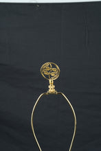 Load image into Gallery viewer, Waterford Crystal Table Lamps Pair Brass Base Cut Crystal Accent Lamps
