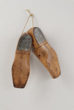 Load image into Gallery viewer, Pair of Wooden Shoe Forms - Dated 1939