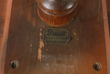 Load image into Gallery viewer, Pair of Brandt Mahogany Pedestal End Tables with Magazine Shelves - Online Only
