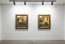 Load image into Gallery viewer, Montserrat Masdeu Summer Villa Golden Villa Framed Prints Set Mediterranean Wall Art 27x31