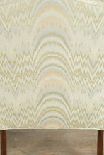 Load image into Gallery viewer, Pair of Elegant Armchairs with Radiant Neopolitan Wave Upholstery – One-of-a-Kind