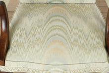 Load image into Gallery viewer, Pair of Elegant Armchairs with Radiant Neopolitan Wave Upholstery – One-of-a-Kind