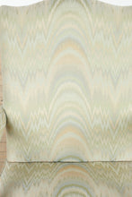 Load image into Gallery viewer, Pair of Elegant Armchairs with Radiant Neopolitan Wave Upholstery – One-of-a-Kind