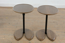 Load image into Gallery viewer, Pair of Ekornes Stressless Ellipse Wood End Tables