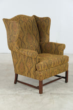 Load image into Gallery viewer, Traditional Paisley Wingback Accent Chair Upholstered Lounge Chair