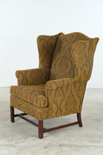 Load image into Gallery viewer, Traditional Paisley Wingback Accent Chair Upholstered Lounge Chair