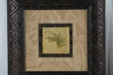 Load image into Gallery viewer, Set of 2 Framed Tropical Palm Prints – “Palma Folium” & “Pinang Raja” – Textured Botanical Wall Art