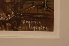 Load image into Gallery viewer, Framed Paris Skyline Print by Maurice Legendre – Vintage European Cityscape Wall Art