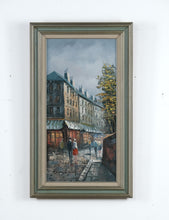 Load image into Gallery viewer, Parisian Street Scene with Montmartre Charm – Original Oil on Canvas, Signed