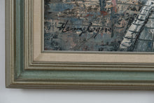 Load image into Gallery viewer, Parisian Street Scene with Montmartre Charm – Original Oil on Canvas, Signed