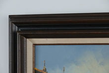 Load image into Gallery viewer, Parisian Street Scene – Original Oil on Canvas by Sanford – 30.5" x 26.5"