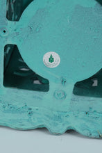 Load image into Gallery viewer, PartyLite Verdigris Metal Lantern Candle Holder – 13" Tall – Decorative Tealight Lantern