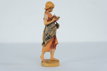 Load image into Gallery viewer, Vintage GG Lang Oberammergau Germany Hand Carved Wood Girl Reading Figurine 1984