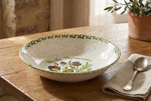 Load image into Gallery viewer, Pasta Primavera Large Ceramic Serving Bowl Artichoke Design 13 Inch Harry and David