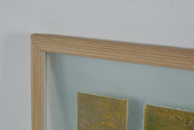 Load image into Gallery viewer, Vintage Nine Panel Botanical Relief Paper Wall Art Framed 16x22