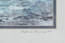 Load image into Gallery viewer, Patricia Rainey Cape May NJ Signed Print Framed Coastal Victorian Winter Scene 22x18